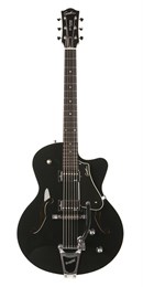 Godin 035175 5th Avenue Uptown Black GT w/Bigsby Электрогитара арктоп, с чехлом 035175