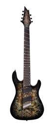 Cort KX500FF-SDB KX Series Электрогитара 7-струнная, черная KX500FF-SDB
