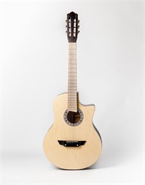 АККОРД ACD-40A-3-EC Акустическая гитара, с вырезом, цвет эбен/шампань ACD-40A-3-EC