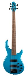 Cort C5-Deluxe-CBL Artisan Series Бас-гитара 5-струнная, синяя C5-Deluxe-CBL