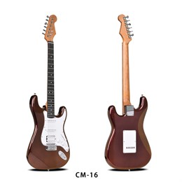 Caravan Music L-G1S-CM16 Электрогитара, красно-золотая L-G1S-CM16