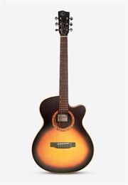 Luxars W61-SB Акустическая гитара, с вырезом, санберст W61-SB