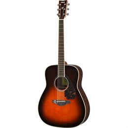 Yamaha FG830-TBS Гитара акустическая, коричневый санберст FG830-TBS