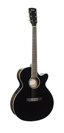 Cort Exotic-SFX-Ash-BK Exotic Series Электро-акустическая гитара, черная Exotic-SFX-Ash-BK