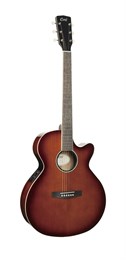 Cort Exotic-SFX-Myrtle-SS Exotic Series Электро-акустическая гитара, санберст Exotic-SFX-Myrtle-SS