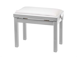 Lutner NK-02WM Банкетка с подъёмным механизмом, белая, матовая, велюр NK-02WM