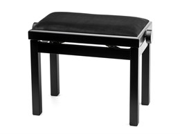 Lutner NK-02BM Банкетка с подъёмным механизмом, черная, матовая, велюр NK-02BM