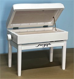 Мозеръ BPM-50/WH Банкетка для пианино или рояля деревянная, белая BPM-50/WH
