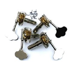 Mirra BXZ-10 Комплект колковой механики для контрабаса 3/4, посеребренный BXZ-10