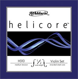D'addario H310-1/2M Helicore Комплект струн для скрипки размером 1/2, среднее натяжение H310-1/2M
