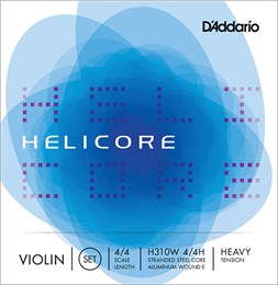 D'addario H310W-4/4H Helicore Комплект струн для скрипки размером 4/4, сильное натяжение H310W-4/4H