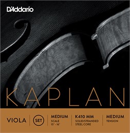 D'addario K410-MM Kaplan Forza Комплект струн для альта, среднее натяжение, Medium Scale K410-MM