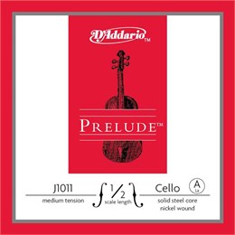D'addario J1011-1/2M-B10 Prelude Отдельная струна A/Ля для виолончели размером 1/2, ср. натяж, 10шт J1011-1/2M-B10