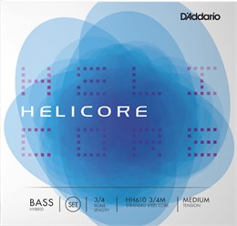D'addario HH610-3/4M Helicore Комплект струн для контрабаса размером 3/4 HH610-3/4M