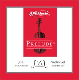 D'addario J810-4/4M-B10 Prelude Струны для скрипок размером 4/4, среднее натяжение, 10 комплектов J810-4/4M-B10