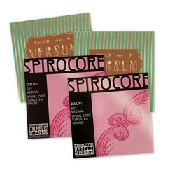 Thomastik VERSPI400 Versum/Spirocore Комплект струн для виолончели размером 4/4, среднее натяжение VERSPI400