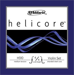 D'addario H310-4/4M-B10 Helicore Струны для скрипки размером 4/4, среднее натяжение, 10 комплектов H310-4/4M-B10
