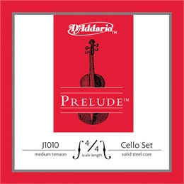 D'addario J1010-4/4M-B10 Prelude Струны для виолончели размером 4/4, среднее натяжение, 10 компл. J1010-4/4M-B10