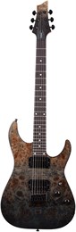 SCHECTER C-1 STANDARD BLACK FADE BURST BURL BFBB - Электрогитара C-1 STANDARD BLACK FADE BURST BURL BFBB
