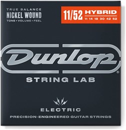 DUNLOP EG-NKL 11/52-6/SET - набор струн для электрогитары, никель, 11-52 DEN1152