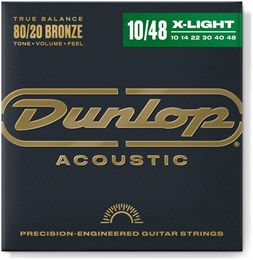 DUNLOP AG-BRS 10/48-6/SET - комплект струн для ак гитары, бронза 10-46 DAB1048
