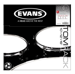 Evans ETP-G1CLR-R G1 Clear Rock Набор пластика для том барабана (10