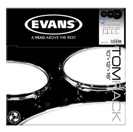 Evans ETP-ONX2-R Onyx Coated Rock Набор пластика для том барабана (10