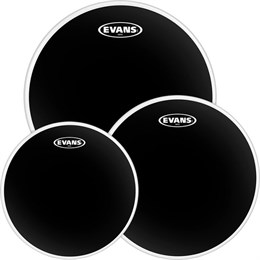 Evans ETP-CHR-R Black Chrome Rock Набор пластика для том барабана 10