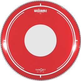 Williams RDT2-7MIL-20 Target Dot Series Red Пластик для бас-барабана 20", красный RDT2-7MIL-20