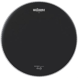 Williams WCB2-10MIL-22 Density Black Series Пластик для бас-барабана 22", с покрытием, черный WCB2-10MIL-22