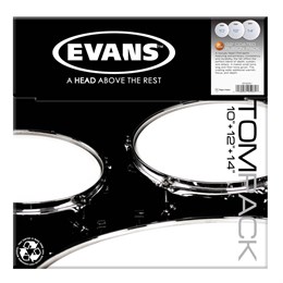 Evans ETP-G2CTD-F G2 Coated Fusion Набор пластика для том барабана, 10"/12"/14" ETP-G2CTD-F