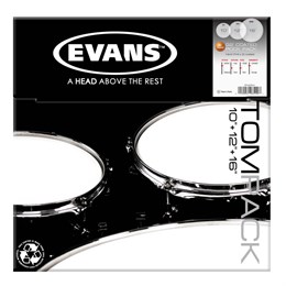 Evans ETP-G2CTD-R G2 Coated Rock Набор пластика для том барабана, 10"/12"/16" ETP-G2CTD-R