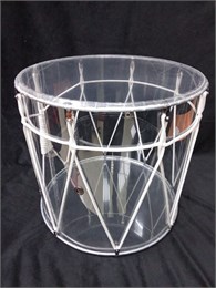 MEZZO MZ-B33plexK Барабан кавказский 13", плексиглас, прозрачный, с чехлом MZ-B33plexK