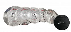 AISEN LOW VOLUME SILVER CYMBAL PACK 2599