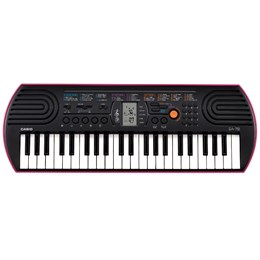 Casio SA-78 Синтезатор  44 клавиши, черный/розовый SA-78-1
