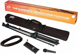 PEAVEY PV MSP1 1/4" Набор для вокалиста с микрофоном PVI 100, стойкой и кабелем XLR-1/4" 579890
