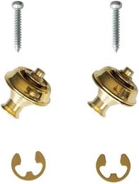 PEAVEY SECURE STRAPLOCK, GOLD страплок позолоченный 79490