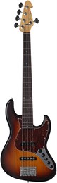 KEIPRO KJB5-Custom-R ACT SB - бас-гитара 5 струн Jazz Bass, чехол комплекте KJB5-CUSTOM-R ACT SB