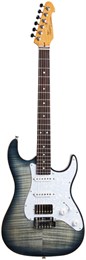 KEIPRO KS-Deluxe-F S.S.H THBK + bag - электрогитара, Stratocaster, KS-DELUXE-F S.S.H THBK + BAG