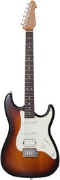 KEIPRO KS-Deluxe-R S.S.H SB - электрогитара, Stratocaster, чехол в комплекте KS-DELUXE-R S.S.H SB