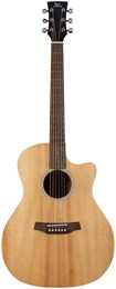 ADLER GC10-SM - акустическая гитара, гранд аудиториум с вырезом, верхняя дека массив ситхинской ели, GC10-SM