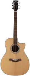 ADLER GC100-SR - акустическая гитара гранд аудиториум с вырезом, верхняя дека массив ситхинской ели, GC100-SR
