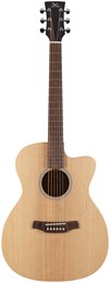 ADLER OMC10-SM - акустическая гитара оркестр с вырезом, верхняя дека массив ситхинской ели, корпус к OMC10-SM