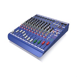 MIDAS DM12 - аналоговый микшер, 12 каналов (2 стерео), 8 мик.преампов MIDAS, 8 инсертов, 2 AUX DM12