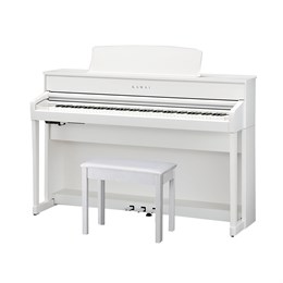 KAWAI CA701 W - цифровое пианино, 88 клавиш, банкетка, механика Grand Feel III, цвет белый матовый CA701 W