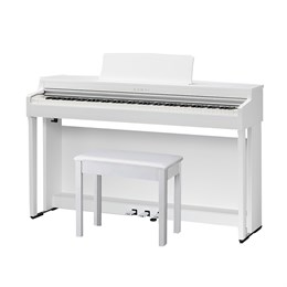 KAWAI CN201 W - цифровое пианино, банкетка, механика Responsive Hammer III, 88 клавиш, цвет белый CN201 W