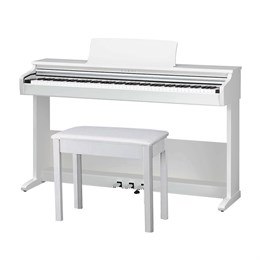 KAWAI KDP75 W - цифровое пианино, банкетка, 192 полифония,механика RHC, цвет белый KDP75 W