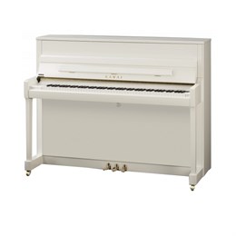 KAWAI K-200 WH/P - пианино, 114х149х57, 208 кг., банкетка (600), цвет белый полированный, механизм M K-200 WH/P