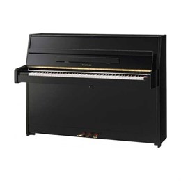 KAWAI K-15E M/PEP - пианино,110х149х59, 193 кг., банкетка (600), черн. полир., мех. Ultra Responsive K-15E M/PEP