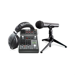 BEHRINGER PODCASTUDIO 2 USB - комплект для домашней звукозаписи и подкастинга. PODCASTUDIO 2 USB